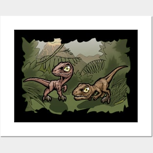 Velociraptors Posters and Art